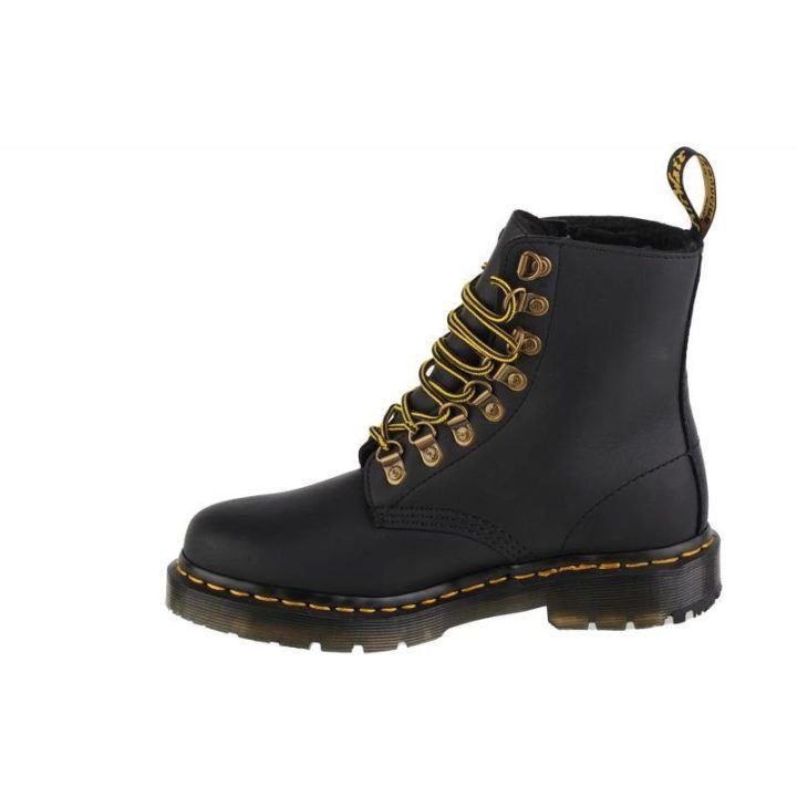 Uniseks odiniai aulinukai Dr. Martens 1460 Pascal, juodi