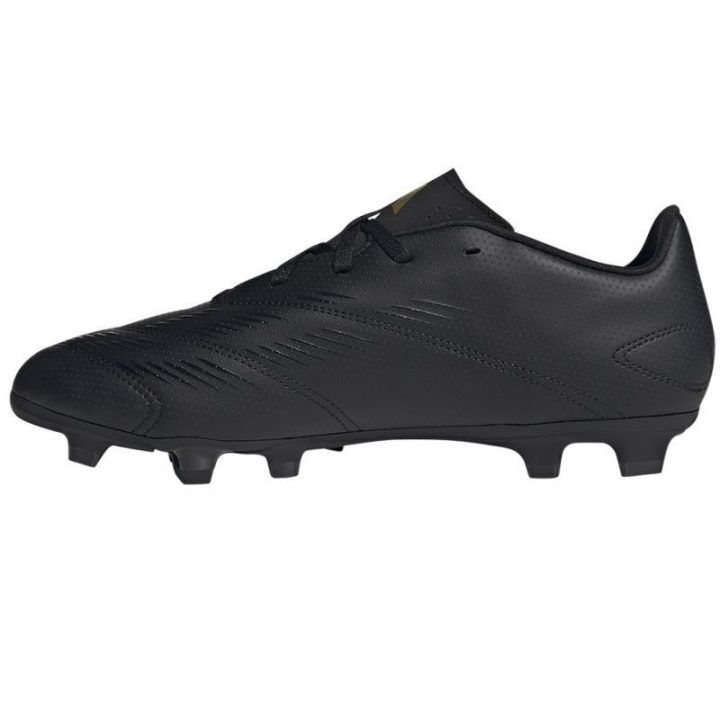 Vyriški futbolo bateliai natūraliai vejai adidas Predator Club, juodi