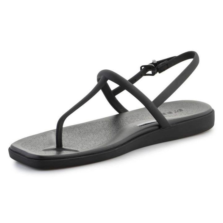 Moteriškos šlepetės per pirštą Crocs Miami, juodos