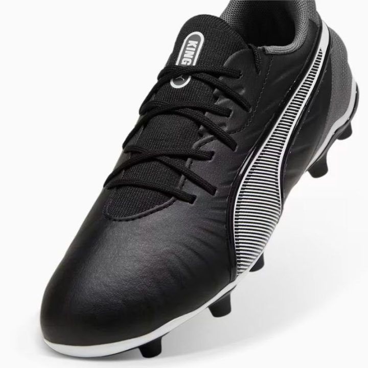 Vaikiški futbolo bateliai su kūginiais dygliais Puma King Match FG/AG