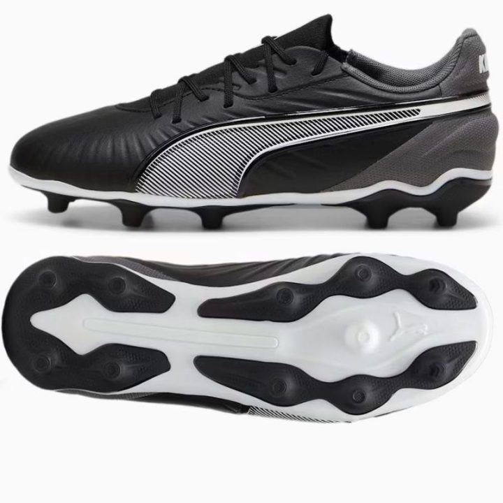 Vaikiški futbolo bateliai su kūginiais dygliais Puma King Match FG/AG
