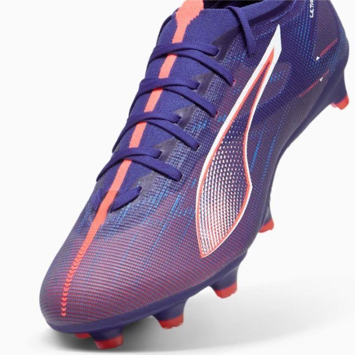 Vyriški futbolo bateliai Puma Ultra 5 Match FG/MG, violetiniai
