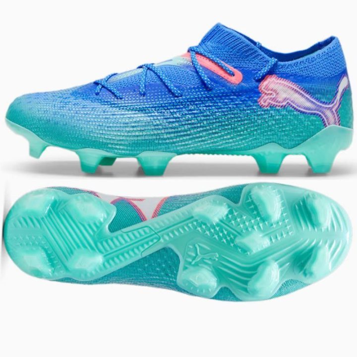 Vyriški futbolo bateliai Puma Future 7 Ultimate Low FG/AG, mėlyni
