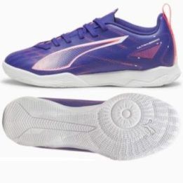 Vaikiški salės futbolo bateliai Puma Ultra 5 Play IT, violetiniai