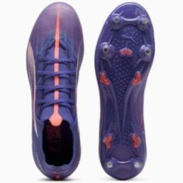Vyriški futbolo bateliai Puma Ultra 5 Match, violetiniai