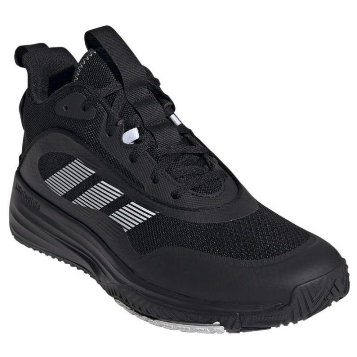 Vyriški sportbačiai aukštu auliuku adidas OwnTheGame 3.0, juodi