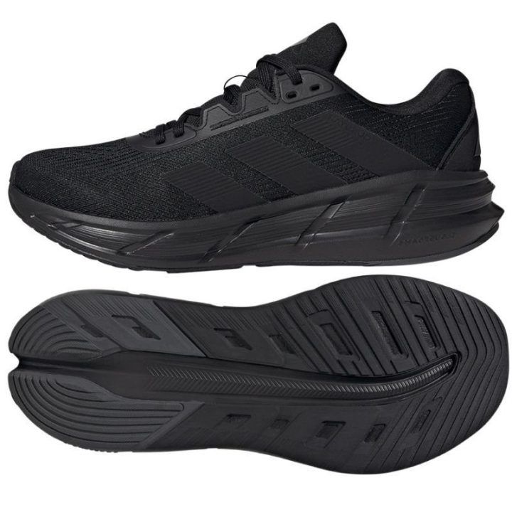 Vyriški bėgimo bateliai adidas Questar 3, juodi