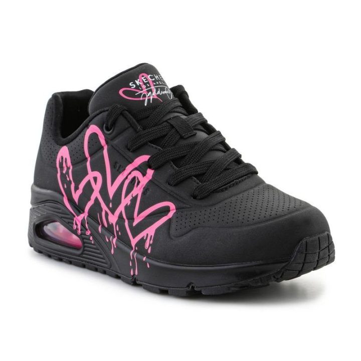 Moteriški sportbačiai Skechers Dripping In Love, juodi