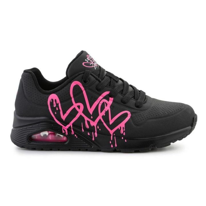 Moteriški sportbačiai Skechers Dripping In Love, juodi
