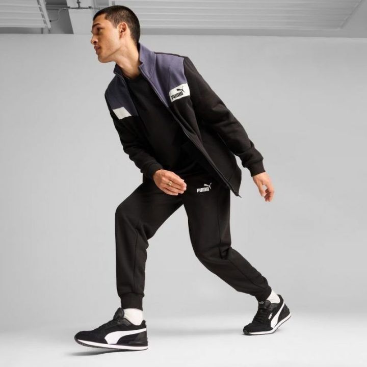 Vyriški zomšiniai sportbačiai Puma ST Runner v4 SD, juodi