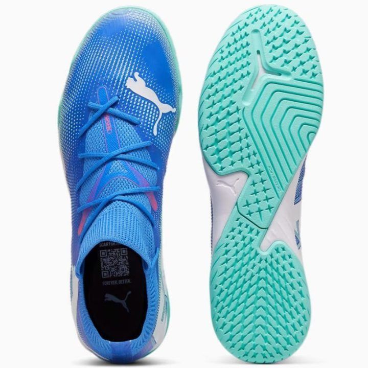 Vyriški salės futbolo bateliai Puma Future 7 Match IT, mėlyni
