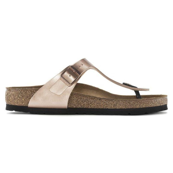 Moteriškos šlepetės per pirštą su sagtimi Birkenstock Gizeh