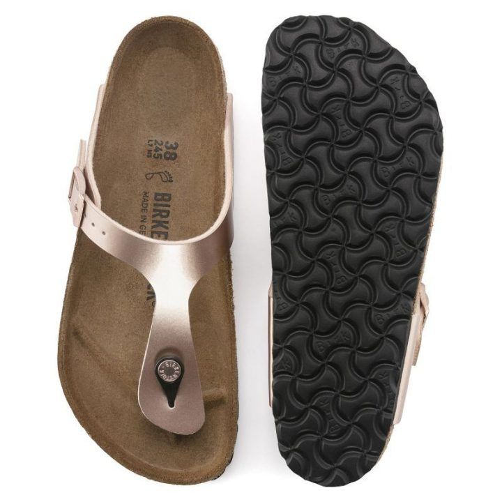 Moteriškos šlepetės per pirštą su sagtimi Birkenstock Gizeh