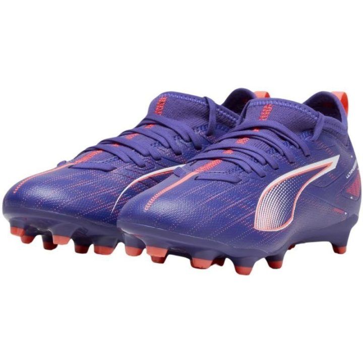 Vaikiški futbolo bateliai su GripControl danga Puma Ultra 5 Match