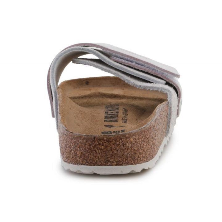Elegantiškos šlepetės Birkenstock Oita, balkšvos