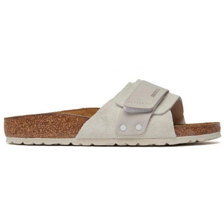 Elegantiškos šlepetės Birkenstock Oita, balkšvos