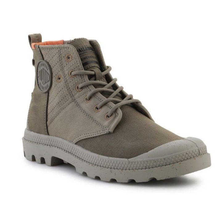 Vyriški batai Palladium Pampa Hi Re Generate, pilkšvai žali