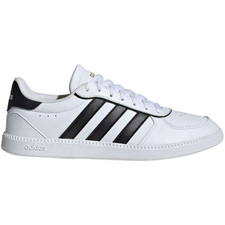 Unisex suvarstomi sportbačiai adidas Breaknet Sleek, balti