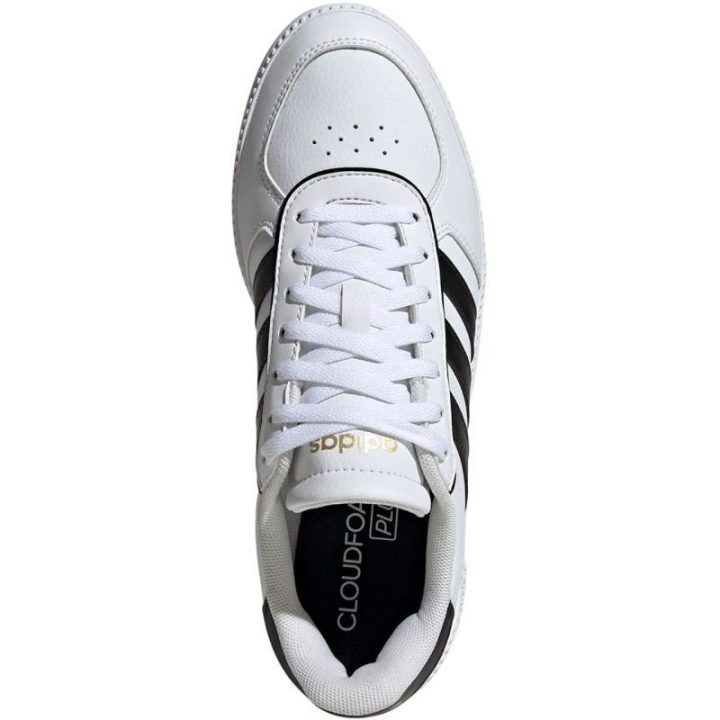 Unisex suvarstomi sportbačiai adidas Breaknet Sleek, balti