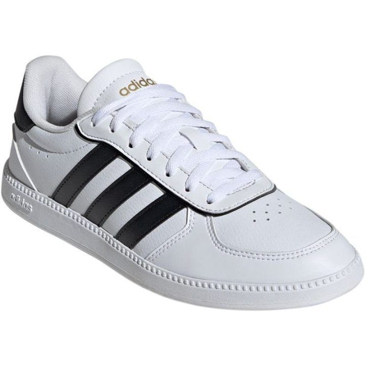 Unisex suvarstomi sportbačiai adidas Breaknet Sleek, balti