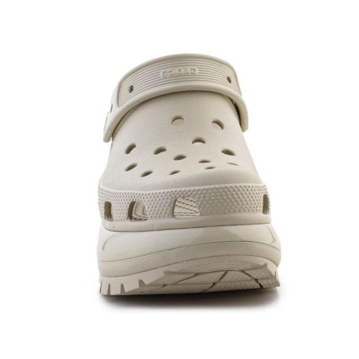 Uniseks klumpės su platforma Crocs Mega Crush, smėlio