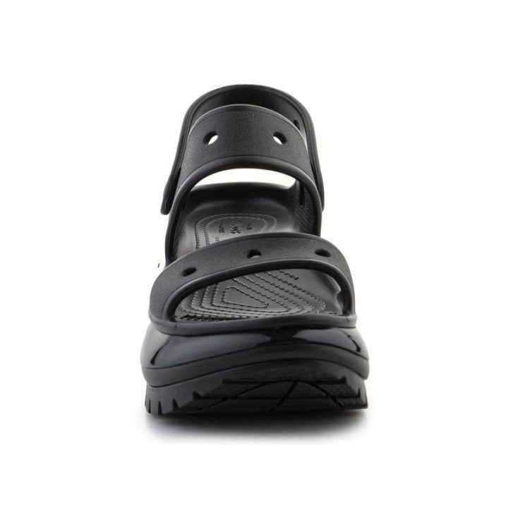 Moteriškos šlepetės Crocs Classic Mega Crush, juodos