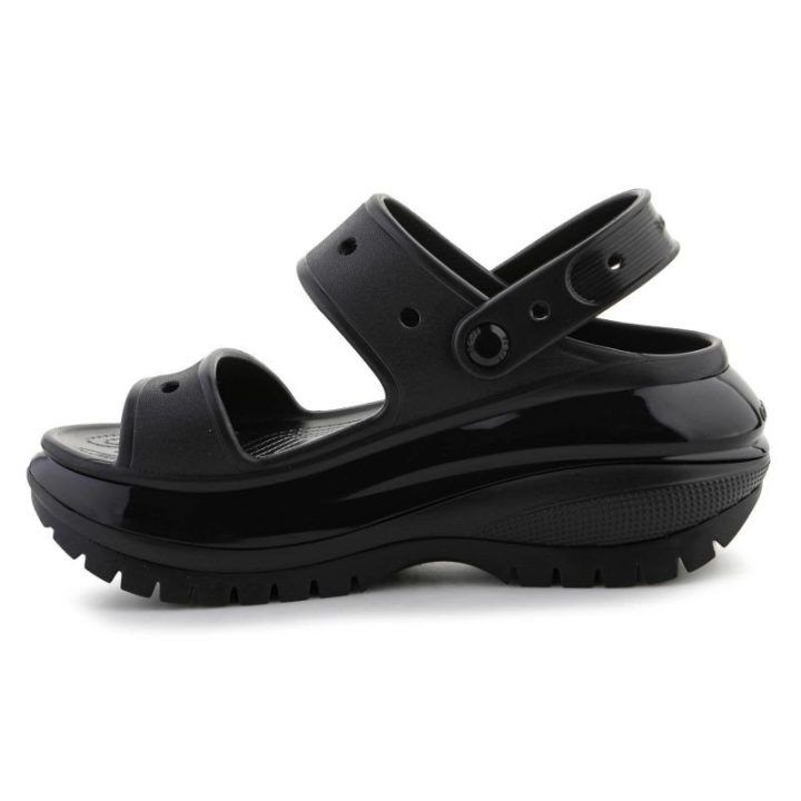 Moteriškos šlepetės Crocs Classic Mega Crush, juodos