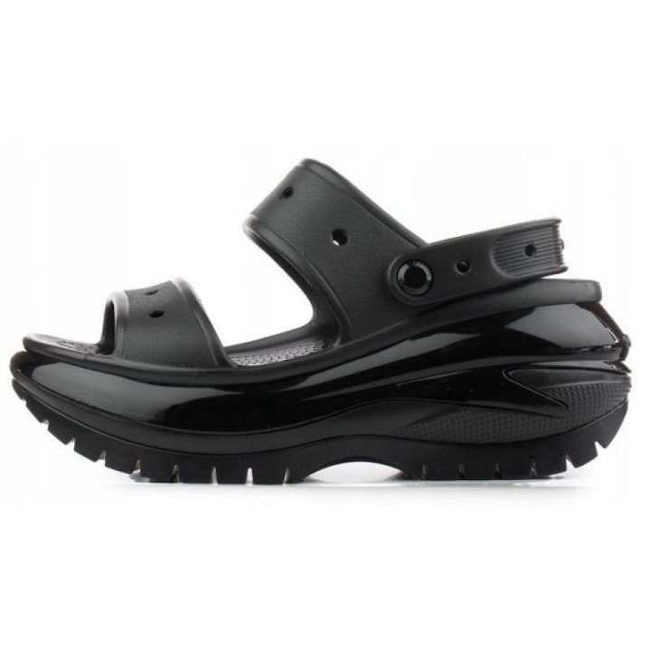 Moteriškos šlepetės Crocs Classic Mega Crush, juodos