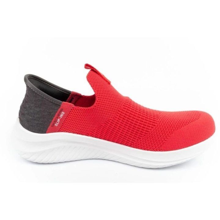 Vyriški įspiriami sportbačiai Skechers, raudoni ir balti
