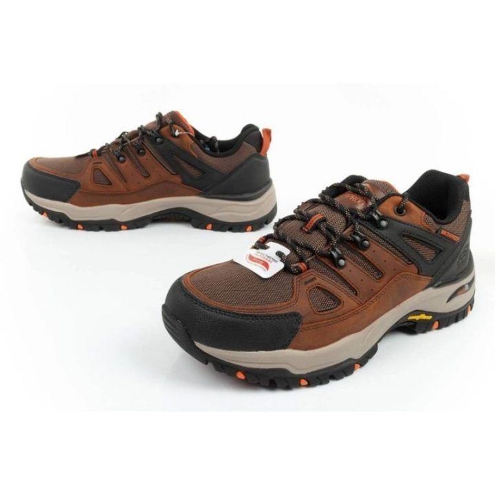 Vyriški vandeniui atsparūs batai Skechers Arch Fit, rudi