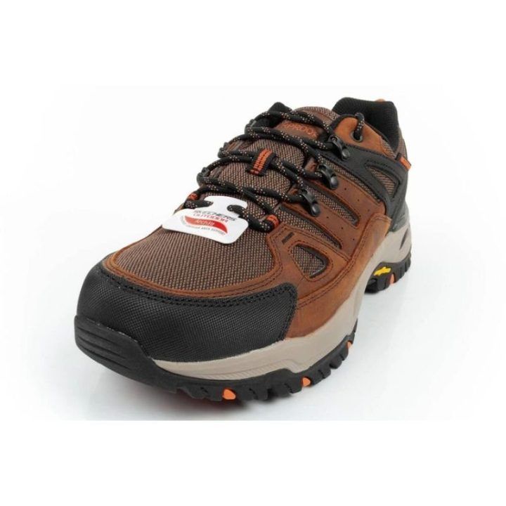 Vyriški vandeniui atsparūs batai Skechers Arch Fit, rudi