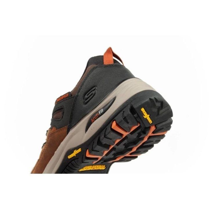 Vyriški vandeniui atsparūs batai Skechers Arch Fit, rudi