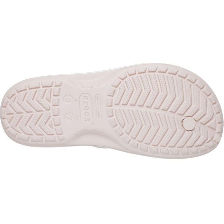 Moteriškos šlepetės per pirštą Crocs Crocband Flip, pastelinės rožinės