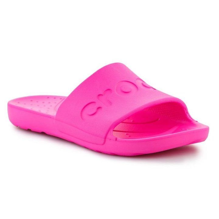 Moteriškos šlepetės Crocs Slide, rožinės