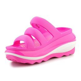 Moteriškos šlepetės Crocs Mega Crush Triple Strap, rožinės