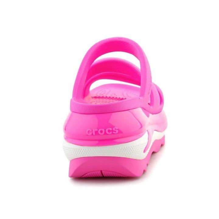 Moteriškos šlepetės Crocs Mega Crush Triple Strap, rožinės
