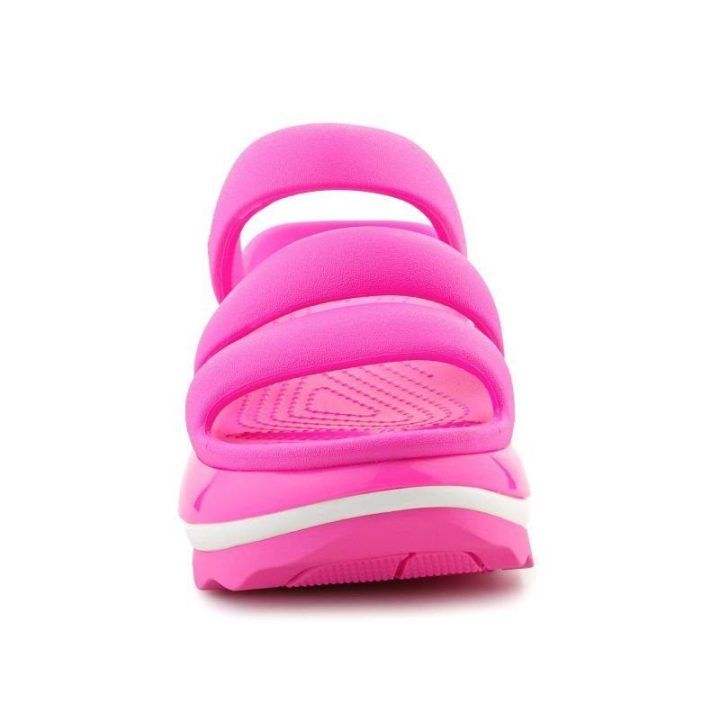 Moteriškos šlepetės Crocs Mega Crush Triple Strap, rožinės
