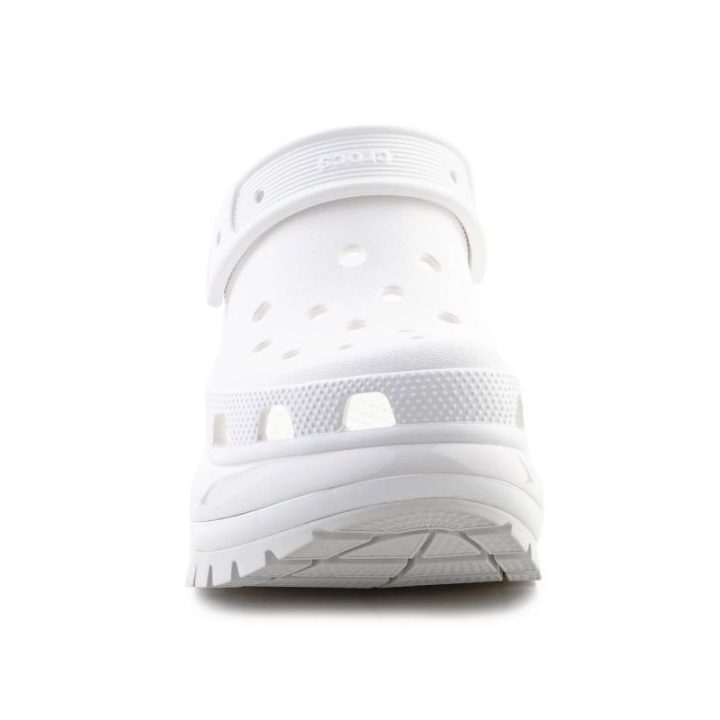 Moteriškos klumpės su platforma Crocs Mega Crush, baltos