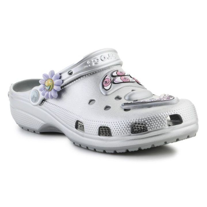 Moteriškos klumpės Crocs Scharf Classic Clog, sidabrinės