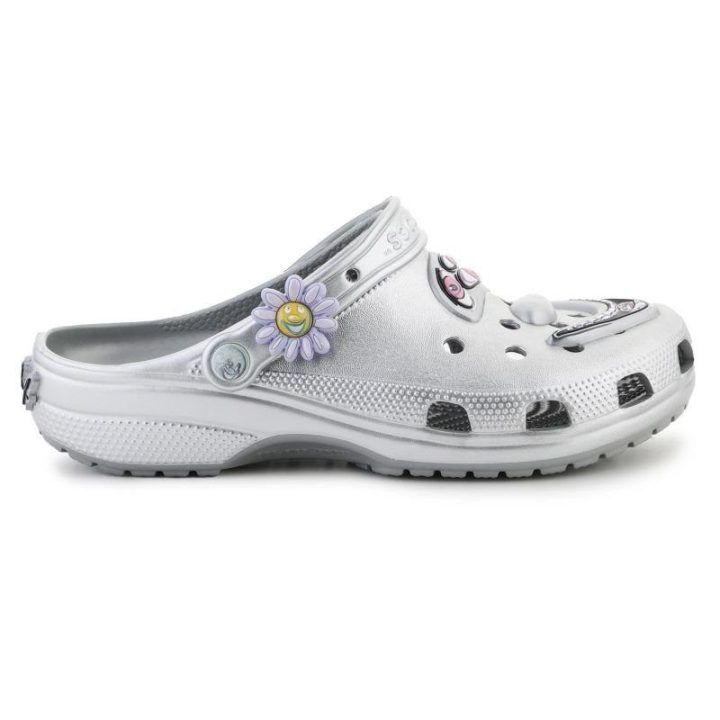 Moteriškos klumpės Crocs Scharf Classic Clog, sidabrinės