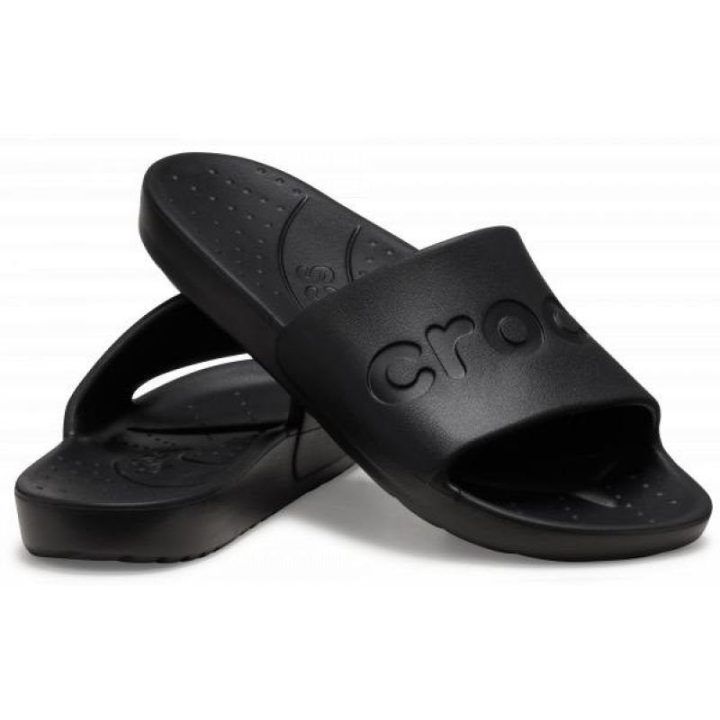 Moteriškos šlepetės Crocs Slide, juodos