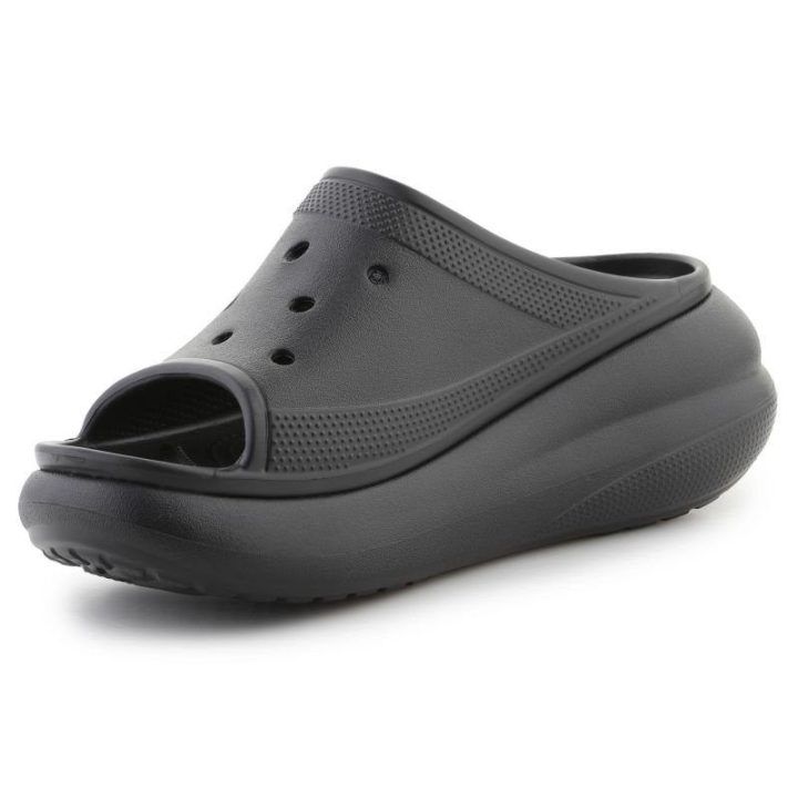 Moteriškos šlepetės Crocs Crush Slide, juodos