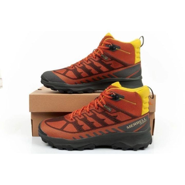 Vyriški vandeniui atsparūs sportbačiai Merrell Speed Eco, oranžiniai