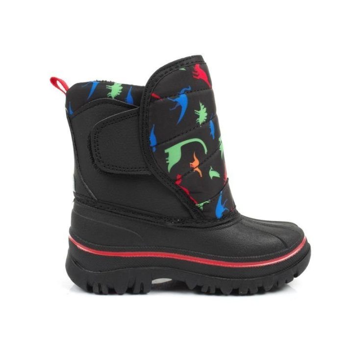 Vaikiški sniego batai su lipuku Lee Cooper, juodi