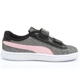 Sportbačiai mergaitėms su lipukais Puma Smash v2