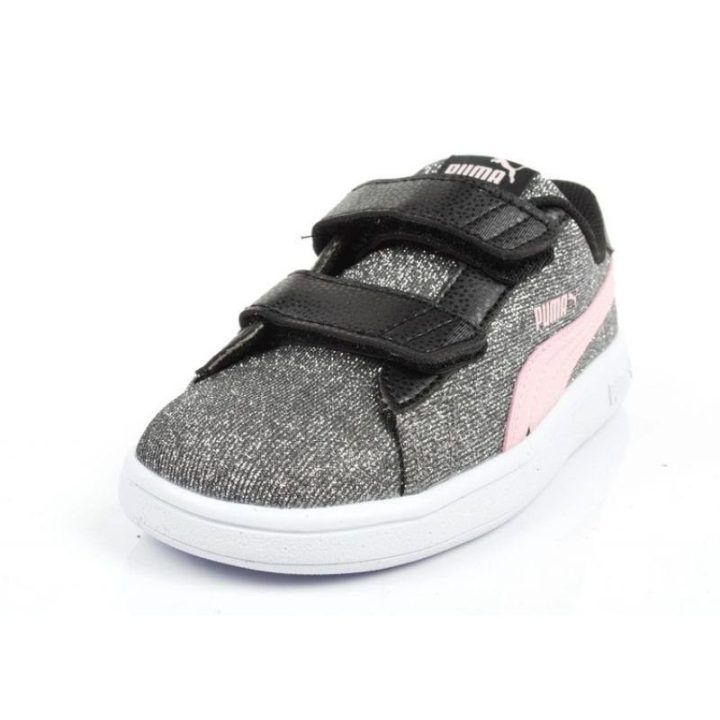 Sportbačiai mergaitėms su lipukais Puma Smash v2