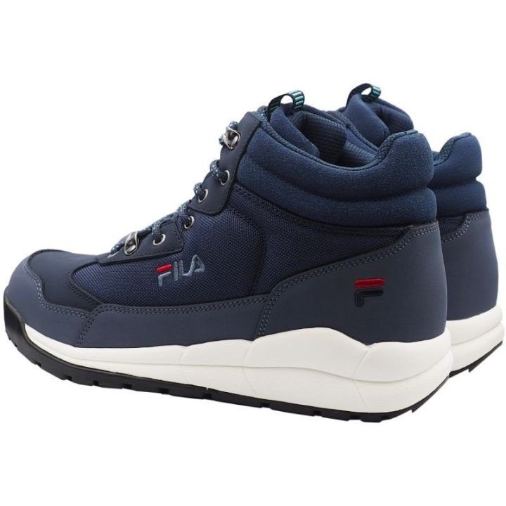 Vyriški batai aukštu auliuku FILA Alpha Mid, tamsiai mėlyni