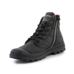 Dygsniuoti auliniai batai Palladium Pampa Re-Quilted, juodi