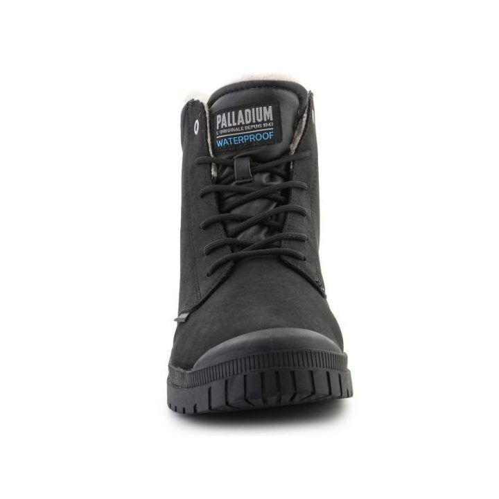 Moteriški ir vyriški auliniai batai Palladium SP20 Cuff Leather Waterproof WL, juodi