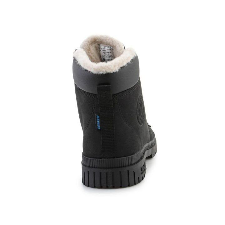 Moteriški ir vyriški auliniai batai Palladium SP20 Cuff Leather Waterproof WL, juodi